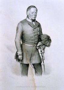 Maresciallo Radetzky Graff, ilustracja z Historii Włoch autorstwa Italian School