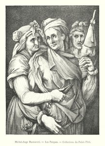 Michelangelo Buonarotti, The Parks, Pitti Palace Collections (rycina) autorstwa Italian School
