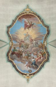 Mediolan, kościół San Francesco da Paola, sala Fresco Palazzo autorstwa Italian School