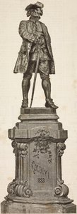Pomnik Carlo Goldoniego (1707-1793) autorstwa Antonio dal Zotto, odsłonięty 20 grudnia autorstwa Italian School