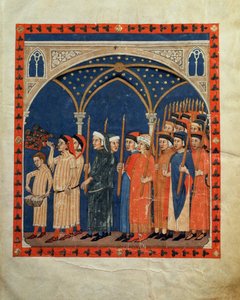 Ms 973 c.20 Procesja autorstwa Italian School