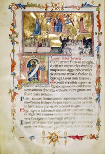 Pani B.R. 19,c. 62b, z Laudi Spirituali przez Towarzystwo św Idziego autorstwa Italian School