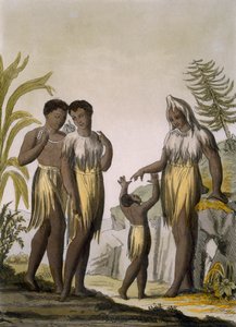 Mieszkańcy Cazegut, Afryka Zachodnia, ok. 1820-30 lat autorstwa Italian School