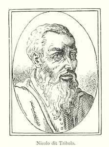 Nicolo dit Tribolo (grafika) autorstwa Italian School
