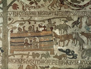 Arka Noego, 1166 (mozaika) autorstwa Italian School