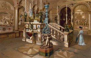 Padwa / Padwa: Altare del Santo (chromolitho) autorstwa Italian School