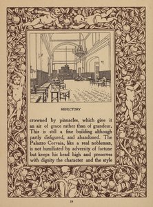 Strona z broszury hotelu San Domenico Palace, Taormina (litografia) autorstwa Italian School