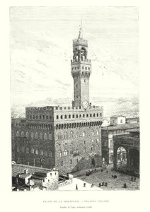 Palais de la Seigneurie, Palazzo Vecchio, Arnolfo di Lapo, architekt autorstwa Italian School