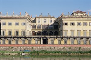 Palazzo Corsini, zbudowany 1650-c.1737 autorstwa Italian School