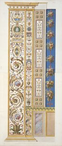 Tablica z loggii Rafaela w Watykanie, z Delle Loggie di Rafaele nel Vaticano, grawerowana przez Giovanniego Ottavianiego (ok.1735-1808), opublikowana ok.1772-77 (rycina ręcznie kolorowana) autorstwa Italian School