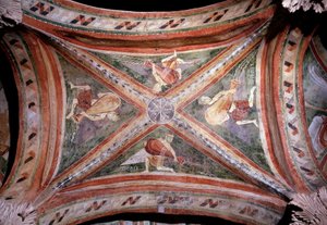 Rajskie rzeki - Fresco autorstwa Italian School