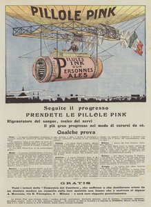 Pink Pills (Colour Litho) autorstwa Italian School