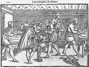 Tabliczka przedstawiająca trepanację czaszki autorstwa Italian School