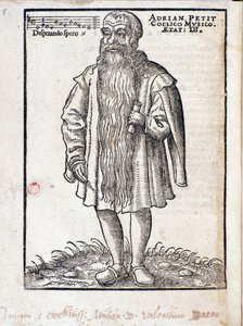 Portret Adrianusa Petit Coclico (1500-1562) Holenderski kompozytor renesansu. autorstwa Italian School