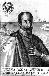 Portret Andrei Dorii (1466-1560), włoskiego warmana. autorstwa Italian School