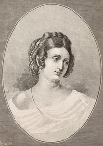 Portret Costanzy Montiego (1792-1840), włoskiego poety, rycina Centenari z L