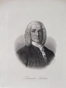 Portret Domenico Scarlattiego (1686-1757) autorstwa Italian School