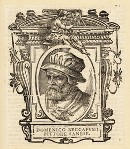 Portret Domenico di Pace Beccafumi, włoskiego renesansowego malarza manierystycznego autorstwa Italian School