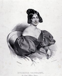 Portret Eugenii Tadolini (rycina) autorstwa Italian School