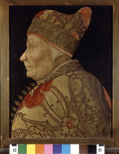 Portret Francesco Foscari (1373 - 1457), doża Wenecji. Malowanie na drewnie. sd. Muzeum Correr w Wenecji autorstwa Italian School
