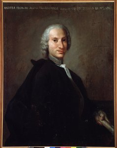 Portret Gianandrei Fioroni (1716-1778) kompozytor włoski autorstwa Italian School