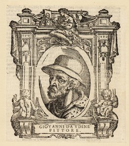 Portret Giovanniego Nanniego, włoskiego malarza i architekta urodzonego w Udine autorstwa Italian School