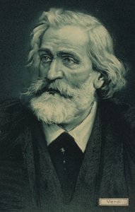 Portret Giuseppe Verdi autorstwa Italian School