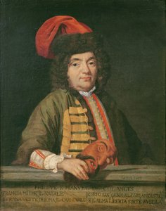Portret Filipa Emmanuela de Coulanges ubranego na karnawał, 1690 autorstwa Italian School