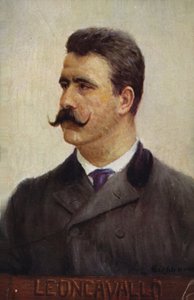 Portret Ruggero Leoncavallo autorstwa Italian School