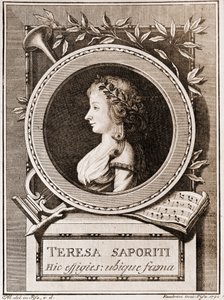 Portret Teresy Saporiti autorstwa Italian School