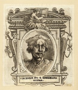 Portret Vincenzo Tamagni, włoskiego malarza renesansu autorstwa Italian School