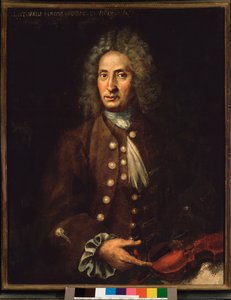 Portret włoskiego kompozytora Giuseppe Torelli (1658-1709).