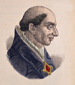 Portret papieża Bonifacego VI (Bonifacego lub Bonifacio) (896) autorstwa Italian School