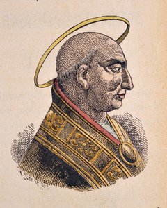 Portret papieża Calixte (Calliste lub Callixtus lub Callistus lub Callisto) Ier (217-222) autorstwa Italian School