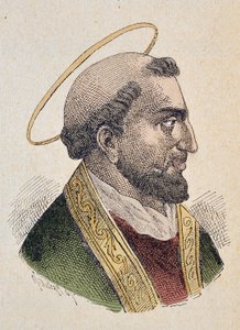 Portret papieża Evariste (Evaristus lub Evaristo I) Ier (97-107) autorstwa Italian School