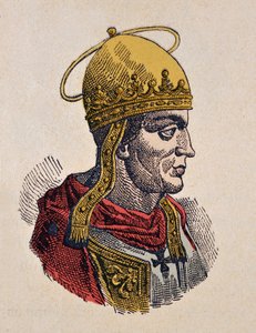 Portret papieża Hilary (Hilarius lub Hilarus, Hilary lub Ilaro) (461-468) autorstwa Italian School