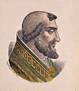 Portret papieża Leona IX (Leo, Leone) (1049-1054) autorstwa Italian School