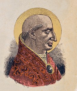 Portret papieża Lucjusza Iera (Lucio I) (253-254) autorstwa Italian School