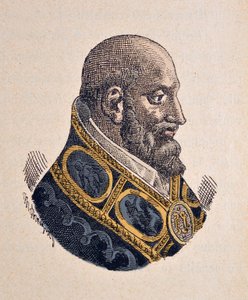 Portret papieża Marcela II (Marcellus lub Marcello) (1555) autorstwa Italian School