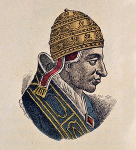 Portret papieża Sylwestra II autorstwa Italian School