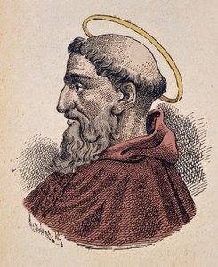 Portret Papieża Telesfora (125-136/138) autorstwa Italian School