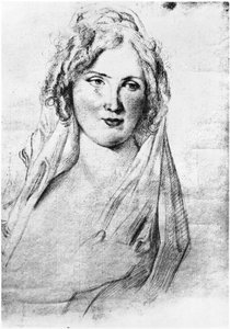 Przypuszczalny portret Angeli Pietragrui, hrabiny Simonetty, kochanki francuskiego pisarza Stendhala, podczas jego pobytu we Włoszech, między wrześniem 1811 a 1815 r. autorstwa Italian School