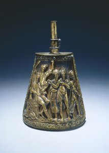 Proszek, ok. 1590 (złocony mosiądz na drewnie pokrytym tkaniną) autorstwa Italian School