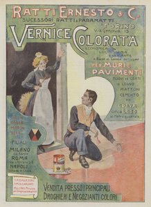 Szczury Ernesto  C (kolorowa litografia) autorstwa Italian School