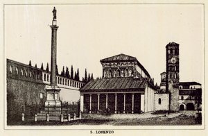 Roma: S Lorenzo (lito) autorstwa Italian School