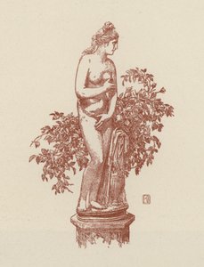 Rzym, Wenus Kapitolińska (litografia) autorstwa Italian School