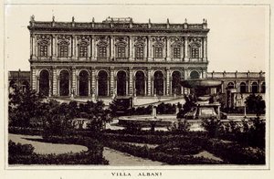 Rzym: Villa Albani (lito) autorstwa Italian School