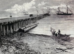 Kopalnia San Leon, pokład rudy dla Maddaleny, Grawerowanie, Sardynia, Włochy autorstwa Italian School