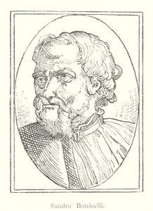 Sandro Botticelli (grawerunek) autorstwa Italian School