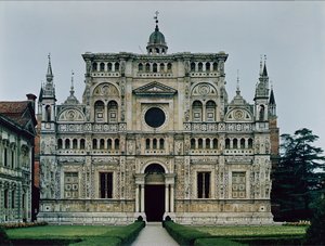 Fasada ekranowa Klasztoru Kartuzów, rozpoczęta w 1473 autorstwa Italian School
